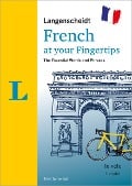 Cover-Bild zum Titel 'Langenscheidt French at your fingertips' von 'Tien Tammada'