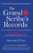 Cover-Bild zum Titel 'Grand Scribe's Records, Volume VIII' von 'Ssu-Ma Ch'ien'