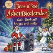 Cover-Bild zum Titel 'Drum and Bass-Adventskalender: Quiz-Buch mit Fragen und Rätsel' von 'Schlauvento Interactive'