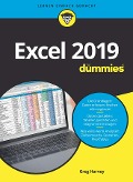 Cover-Bild zum Titel 'Excel 2019 für Dummies' von 'Greg Harvey'