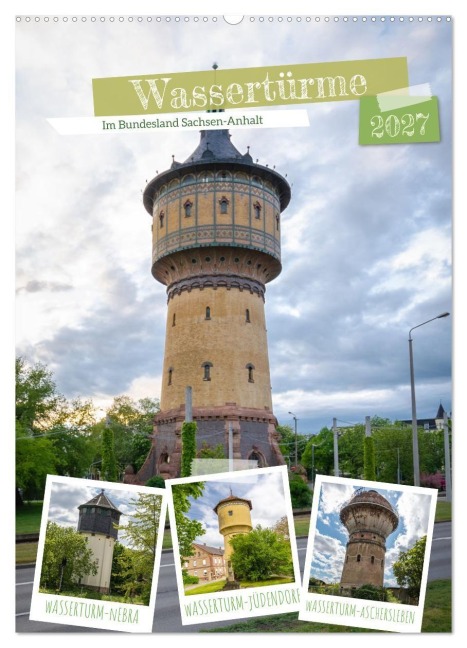Wassertürme (Wandkalender 2027 DIN A2 hoch), CALVENDO Monatskalender - Gierok-Latniak, Steffen Magic-Artist-Design