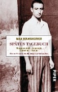 Spätes Tagebuch - Max Mannheimer