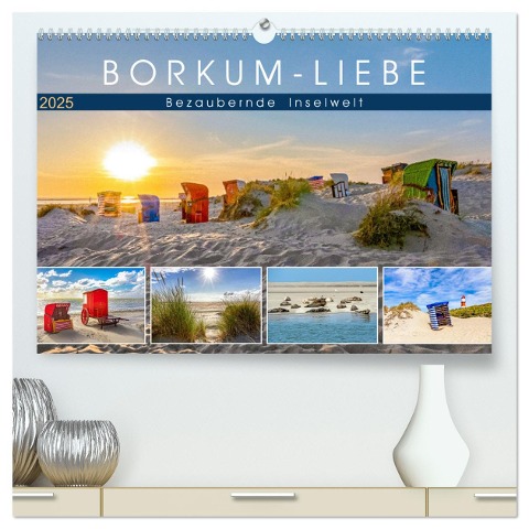 BORKUM-LIEBE (hochwertiger Premium Wandkalender 2025 DIN A2 quer), Kunstdruck in Hochglanz - Andrea Dreegmeyer