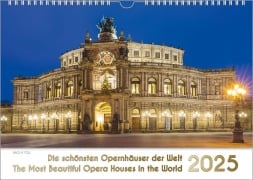 Cover-Bild zum Titel 'Opernhäuser, ein Musik-Kalender 2026, DIN A4' von 'Peter Bach Jr.'