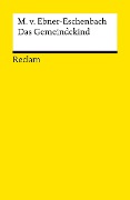 Cover-Bild zum Titel 'Das Gemeindekind' von 'Marie von Ebner-Eschenbach'