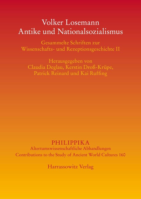 Volker Losemann - Antike und Nationalsozialismus - 