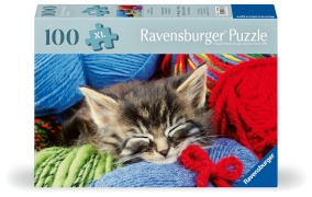 Cover-Bild zum Titel 'Erwachsenenpuzzle 100 XL-Teile - Wollkätzchen' von ''