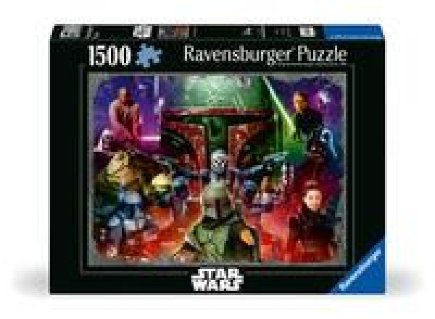 Ravensburger Puzzle 12000427 - Boba Fett: Bounty Hunter - 1500 Teile Star Wars Puzzle für Erwachsene und Kinder ab 14 Jahren - 