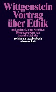 Cover-Bild zum Titel 'Vortrag über Ethik und andere kleine Schriften' von 'Ludwig Wittgenstein'