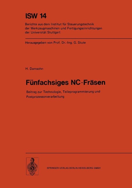 Fünfachsiges NC-Fräsen - H. Damsohn