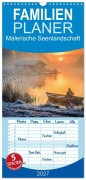 Cover-Bild zum Titel 'Familienplaner 2027 - Malerische Seenlandschaft mit 5 Spalten (Wandkalender, 21 x 45 cm) CALVENDO' von 'Torsten Irmer'