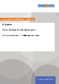 Cover-Bild zum Titel 'Neue Hedge-Fonds-Strategien' von 'S. Sydow'