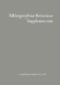 Bibliographiae Botanicae Supplementum - Wilhelm Junk