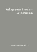Cover-Bild zum Titel 'Bibliographiae Botanicae Supplementum' von 'Wilhelm Junk'