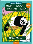 Cover-Bild zum Titel 'Mein dickes Malen-nach-Zahlen-Buch - Wilde Tiere' von ''