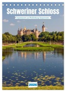 Cover-Bild zum Titel 'Schweriner Schloss - Impressionen aus Mecklenburg-Vorpommern (Tischkalender 2026 DIN A5 hoch), CALVENDO Monatskalender' von 'Holger Felix'