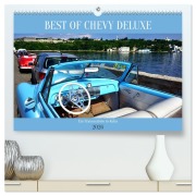 Cover-Bild zum Titel 'Best of Chevy DeLuxe - Ein Traumcabrio in Kuba (hochwertiger Premium Wandkalender 2026 DIN A2 quer), Kunstdruck in Hochglanz' von 'Henning von Löwis of Menar'