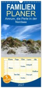 Cover-Bild zum Titel 'Familienplaner 2027 - Amrum, die Perle in der Nordsee mit 5 Spalten (Wandkalender, 21 x 45 cm) CALVENDO' von 'Matthias Klenke'
