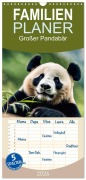 Cover-Bild zum Titel 'Familienplaner 2026 - Großer Pandabär mit 5 Spalten (Wandkalender, 21 x 45 cm) CALVENDO' von 'Claudia Kleemann'