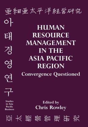 Human Resource Management in the Asia-Pacific Region - 