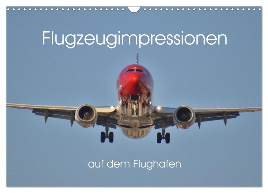Flugzeugimpressionen auf dem Flughafen (Wandkalender 2026 DIN A3 quer), CALVENDO Monatskalender - Matthias Merz