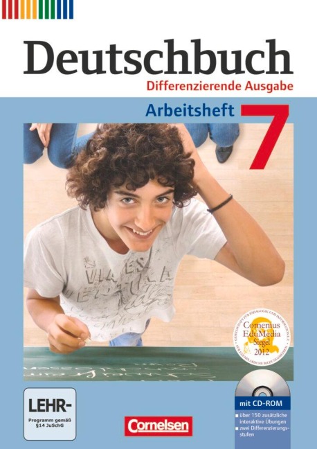 Deutschbuch 7. Schuljahr. Arbeitsheft mit Lösungen und Übungs-CD-ROM - Friedrich Dick, Agnes Fulde, Marianna Lichtenstein, Toka-Lena Rusnok