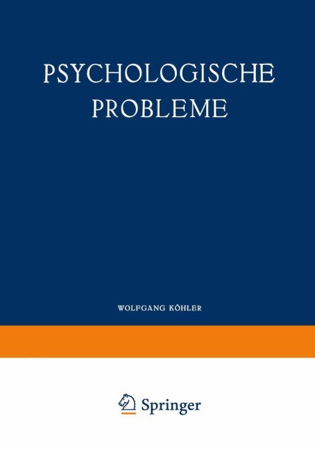 Psychologische Probleme - Wolfgang Köhler