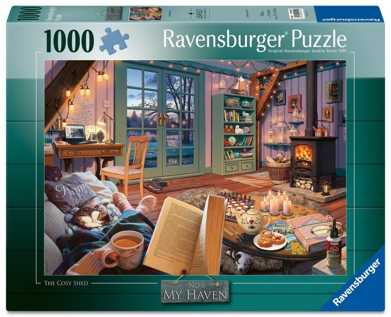 Erwachsenenpuzzle 1000 Teile - Gemütlicher Gartenschuppen - 