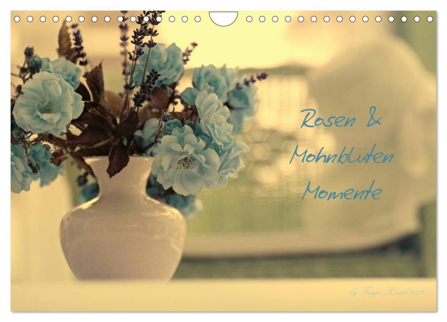 Rosen und Mohnblüten Momente Schweizer Edition (Wandkalender 2025 DIN A4 quer), CALVENDO Monatskalender - Avianaarts Design Fotografie By Tanja Riedel