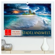 Cover-Bild zum Titel 'Stadt.Land.Welt. - eine Reise in Bildern (hochwertiger Premium Wandkalender 2026 DIN A2 quer), Kunstdruck in Hochglanz' von 'Peter Roder'