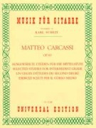 Cover-Bild zum Titel 'Ausgewählte Etüden für die Mittelstufe' von 'Matteo Carcassi'