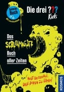 Cover-Bild zum Titel 'Die drei ??? Kids, Das schleimigste Buch aller Zeiten' von 'Ulf Blanck'