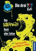 Cover-Bild zum Titel 'Die drei ??? Kids, Das schleimigste Buch aller Zeiten' von 'Ulf Blanck'