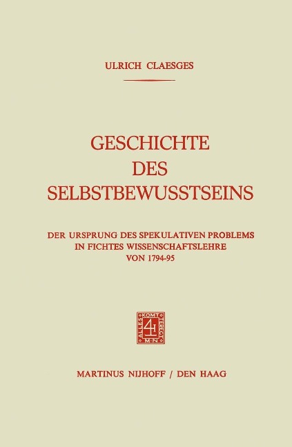 Geschichte des Selbstbewusstseins - Ulrich Claesges