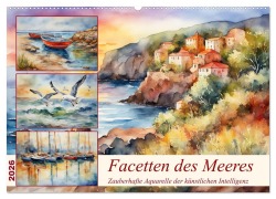 Cover-Bild zum Titel 'Facetten des Meeres (Wandkalender 2026 DIN A2 quer), CALVENDO Monatskalender' von 'Claudia Kleemann'