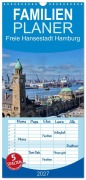 Cover-Bild zum Titel 'Familienplaner 2027 - Freie Hansestadt Hamburg mit 5 Spalten (Wandkalender, 21 x 45 cm) CALVENDO' von 'Thomas Leonhardy'
