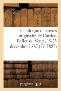 Cover-Bild zum Titel 'Catalogue d'Oeuvres Originales de Carrier-Belleuse, Objets d'Art Et de Curiosités' von 'Arthur Bloche'