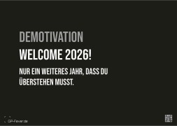 Cover-Bild zum Titel 'DEMOTIVATION 2026 - dein demotivierender Begleiter - Kalender DIN A3' von ''