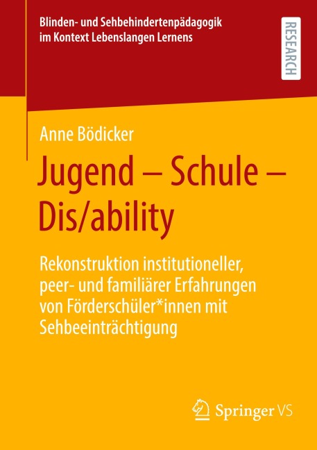 Jugend - Schule - Dis/ability - Anne Bödicker
