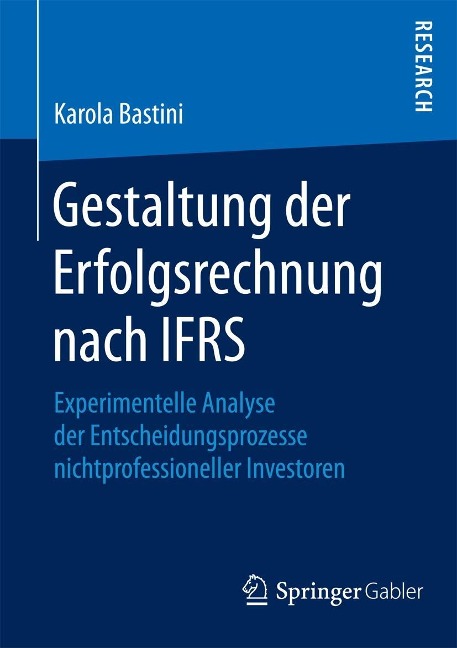 Gestaltung der Erfolgsrechnung nach IFRS - Karola Bastini