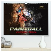 Cover-Bild zum Titel 'Paintball - extrem cool (hochwertiger Premium Wandkalender 2026 DIN A2 quer), Kunstdruck in Hochglanz' von 'Peter Roder'