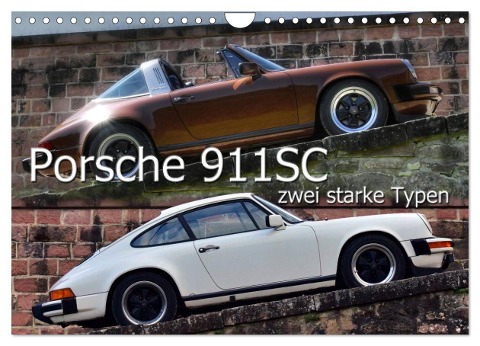 Porsche 911SC - zwei starke Typen (Wandkalender 2024 DIN A4 quer), CALVENDO Monatskalender - Ingo Laue
