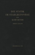 Cover-Bild zum Titel 'Die Statik im Stahlbetonbau' von 'Kurt Beyer'
