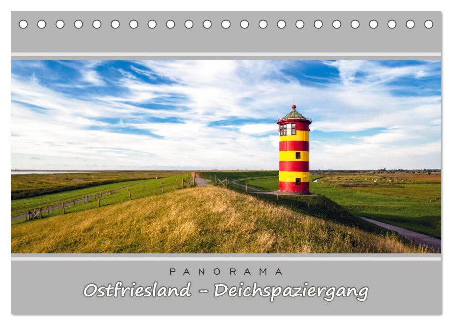Ostfriesland - Deichspaziergang (Tischkalender 2026 DIN A5 quer), CALVENDO Monatskalender - A. Dreegmeyer
