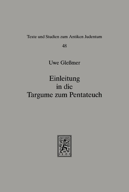 Einleitung in die Targume zum Pentateuch - Uwe Glessmer