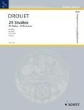 Cover-Bild zum Titel '25 Studies / 25 Etüden / 25 Exercises' von 'Louis Drouet'