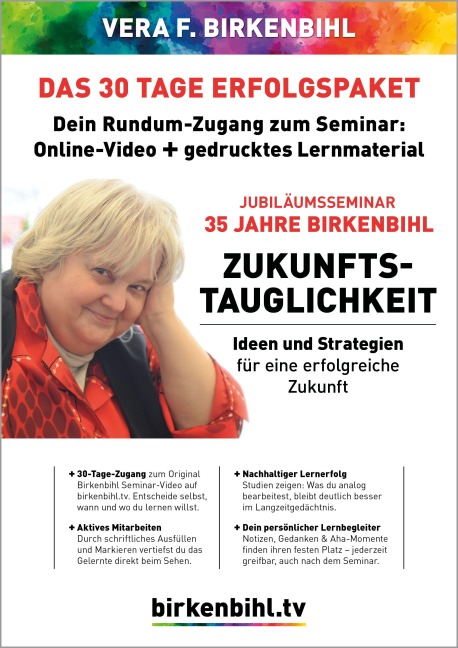 Birkenbihls Erfolgspaket: Zukunftstauglichkeit - Vera F. Birkenbihl, Www. Birkenbihl. Tv