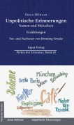 Cover-Bild zum Titel 'Unpolitische Erinnerungen' von 'Erich Mühsam'