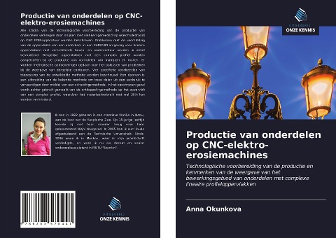 Productie van onderdelen op CNC-elektro-erosiemachines - Anna Okunkova