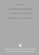 Cover-Bild zum Titel 'Aus Sachsens Vergangenheit' von 'Reiner Groß'